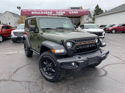 2021 Jeep Wrangler for sale at Boulevard Used Cars in Grand Haven MI