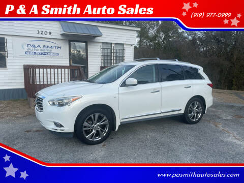 2014 Infiniti QX60 for sale at P & A Smith Auto Sales in Garner NC