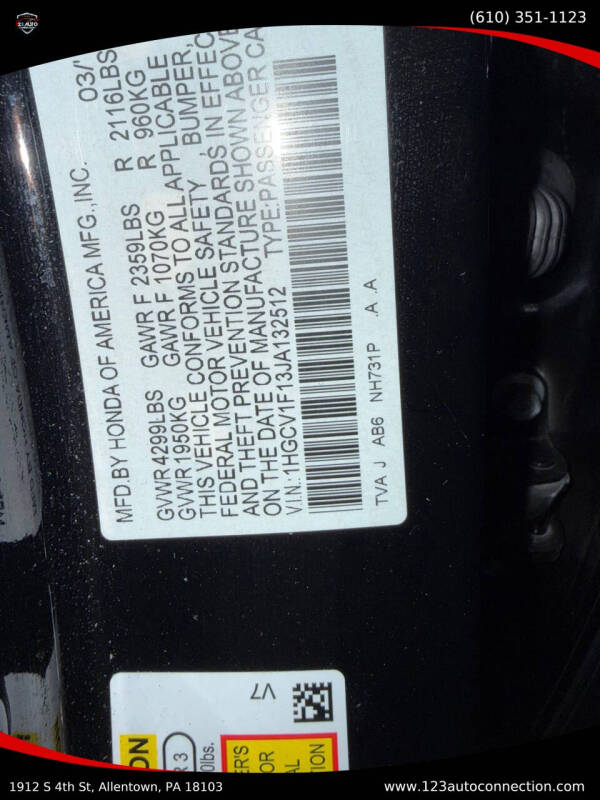 2018 Honda Accord LX