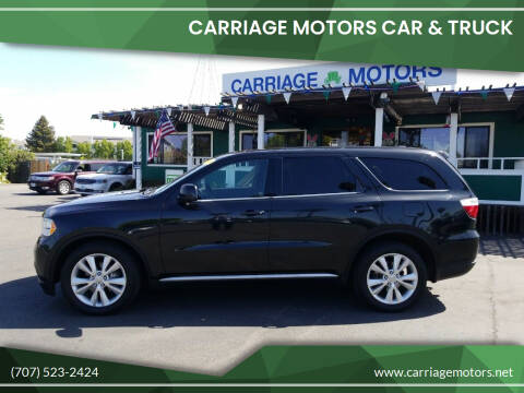 2013 Dodge Durango for sale at Carriage Motors Car & Truck in Santa Rosa CA