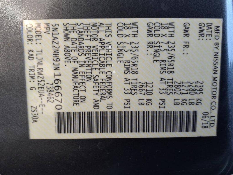 2018 Nissan Murano SL