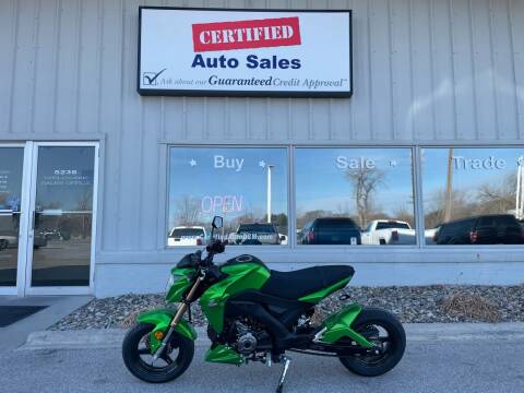 2017 Kawasaki Z125 Pro for sale at Certified Auto Sales in Des Moines IA