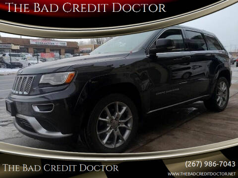 2015 Jeep Grand Cherokee for sale at The Bad Credit Doctor in Philadelphia PA