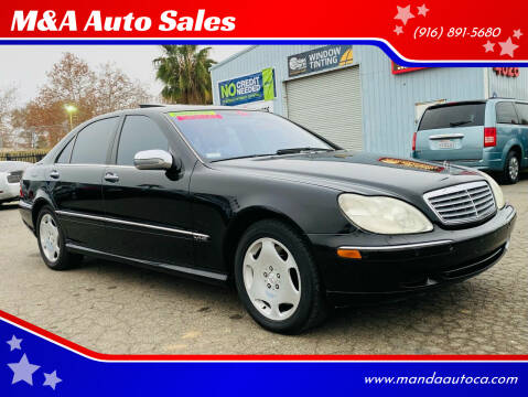 2001 Mercedes-Benz S-Class for sale at M&A Auto Sales in Sacramento CA