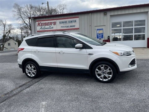 2016 Ford Escape for sale at Keisers Automotive in Camp Hill PA