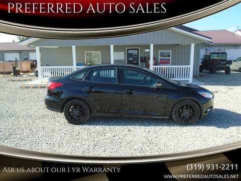 2016 Ford Focus for sale at PREFERRED AUTO SALES in Lockridge IA