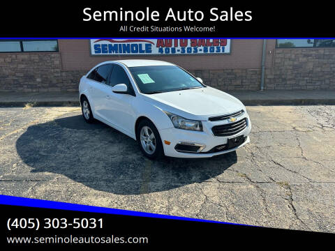 2016 Chevrolet Cruze Limited for sale at Seminole Auto Sales in Seminole OK