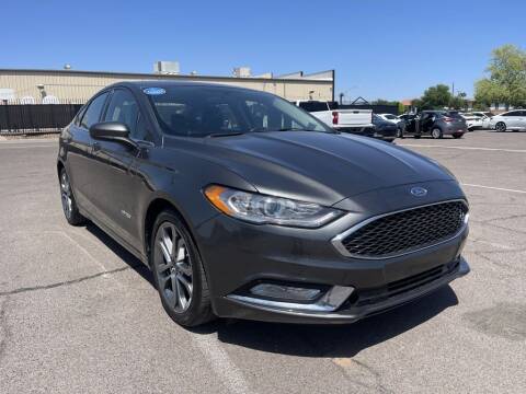2017 Ford Fusion Hybrid for sale at Rollit Motors in Mesa AZ