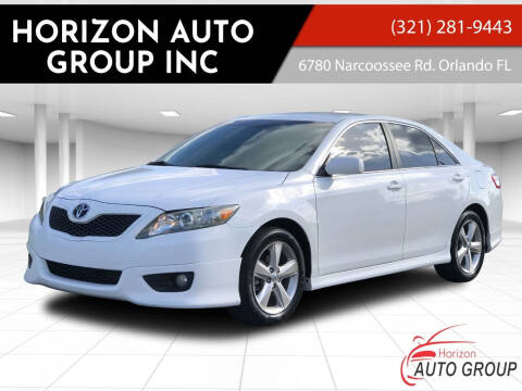 2010 Toyota Camry for sale at HORIZON AUTO GROUP INC in Orlando FL