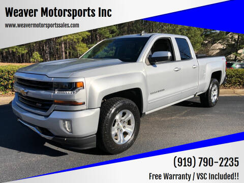 2016 Chevrolet Silverado 1500 for sale at Weaver Motorsports Inc in Cary NC