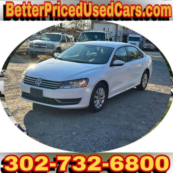 2012 Volkswagen Passat for sale at Better Priced Used Cars in Frankford DE