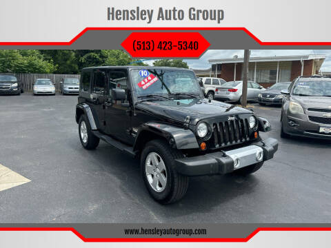 2010 Jeep Wrangler Unlimited for sale at Hensley Auto Group in Middletown OH