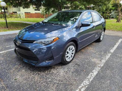 2017 Toyota Corolla for sale at Fort Lauderdale Auto Sales in Fort Lauderdale FL