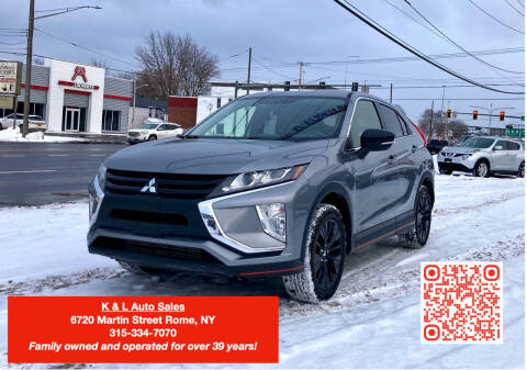 2019 Mitsubishi Eclipse Cross for sale at K & L Auto Sales in Rome NY