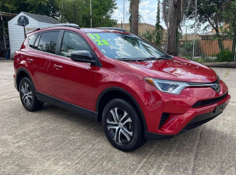 2017 Toyota RAV4 for sale at De La Paz Auto Sales Inc. in Houston TX