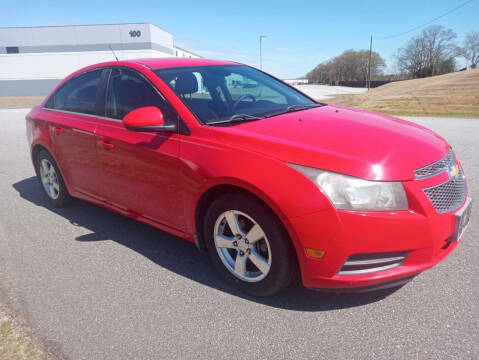 2014 Chevrolet Cruze for sale at Happy Days Auto Sales in Piedmont SC