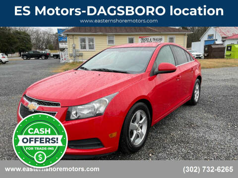 2014 Chevrolet Cruze for sale at ES Motors-DAGSBORO location in Dagsboro DE