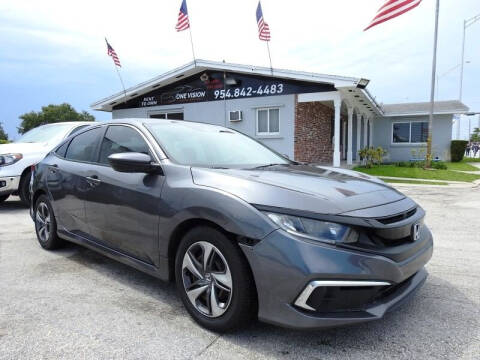 2019 Honda Civic for sale at One Vision Auto in Hollywood FL