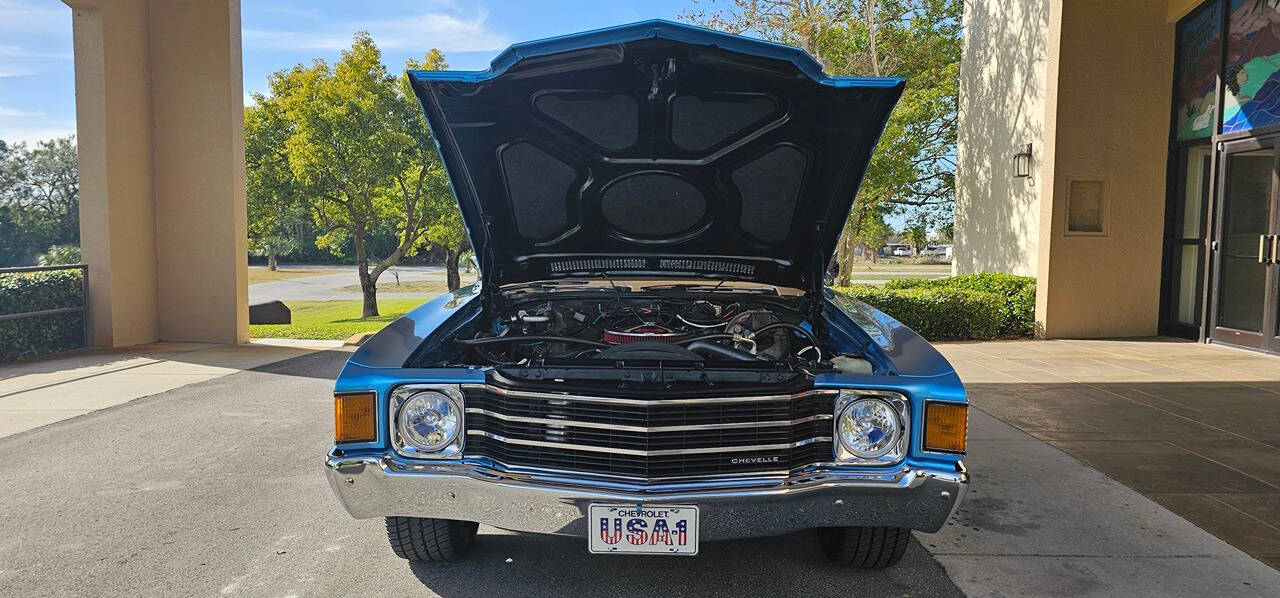 1972 Chevrolet Chevelle for sale at FLORIDA CORVETTE EXCHANGE LLC in Hudson, FL