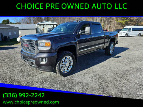 2015 GMC Sierra 2500HD for sale at CHOICE PRE OWNED AUTO LLC in Kernersville NC