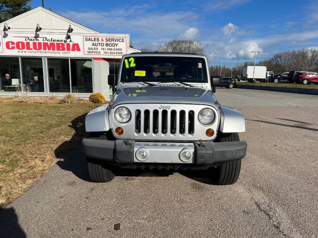 2012 Jeep Wrangler Unlimited for sale at Dave Delaney's Columbia Motors in Hanover, MA