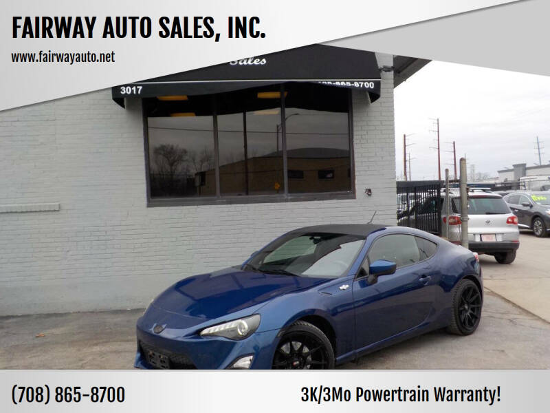 2013 Scion FR-S for sale at FAIRWAY AUTO SALES, INC. in Melrose Park IL