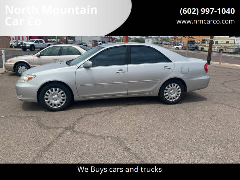 2002 Toyota Camry for sale at North Mountain Car Co in Phoenix AZ