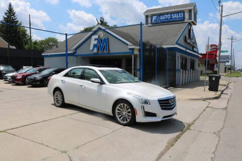 2016 Cadillac CTS for sale at F & M AUTO SALES in Detroit MI