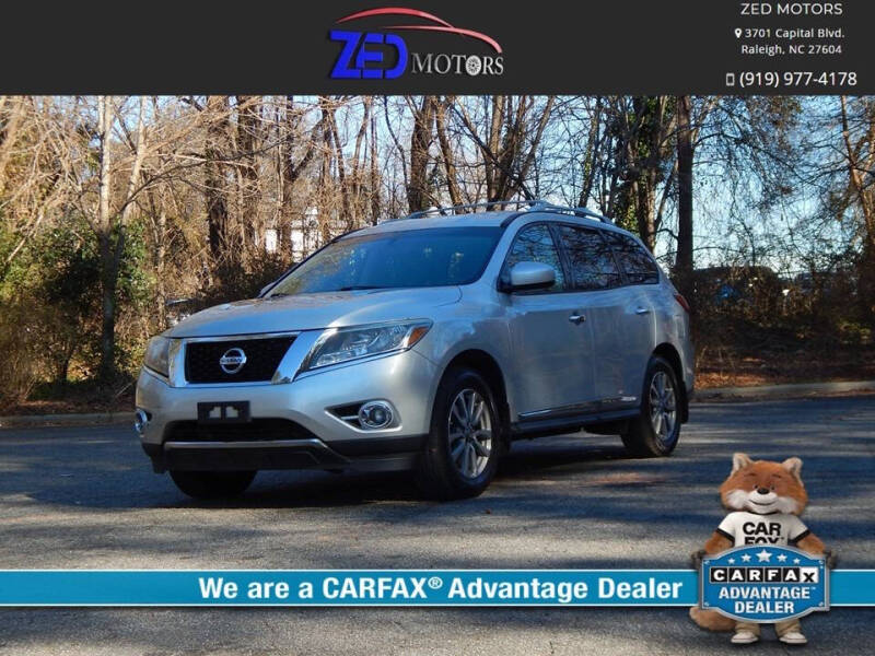 2014 Nissan Pathfinder for sale at Zed Motors in Raleigh NC