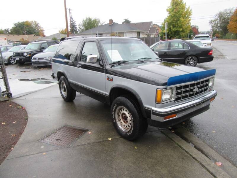 1989 Chevrolet S-10 Blazer for sale at Car Link Auto Sales LLC in Marysville WA