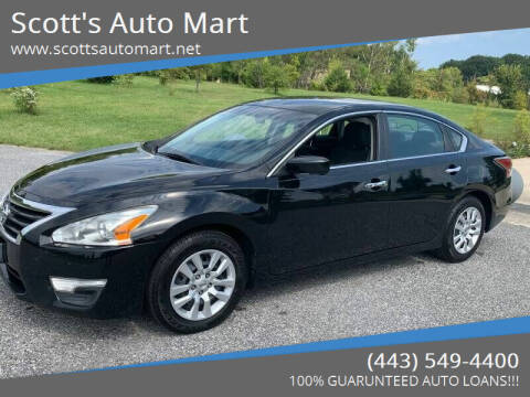 2015 Nissan Altima for sale at Scott's Auto Mart in Dundalk MD
