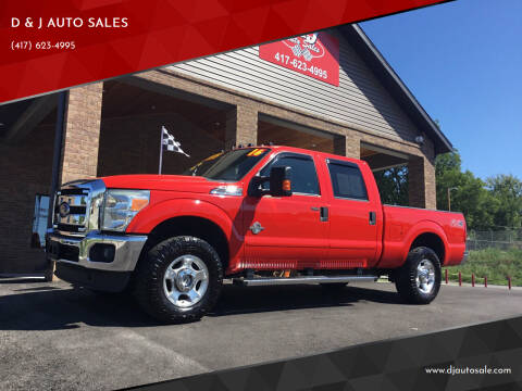 2016 Ford F-250 Super Duty for sale at D & J AUTO SALES in Joplin MO