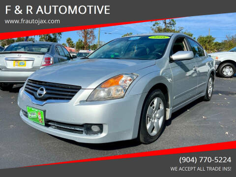 2008 Nissan Altima for sale at F & R AUTOMOTIVE in Jacksonville FL