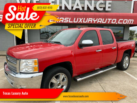 2012 Chevrolet Silverado 1500 for sale at Texas Luxury Auto in Cedar Hill TX
