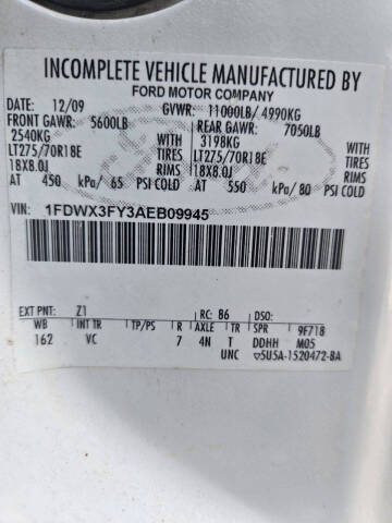 2010 Ford F-350 Super Duty XL