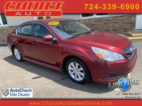 2011 Subaru Legacy for sale at CHOICE AUTO SALES in Murrysville PA