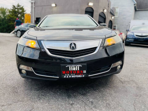 2013 Acura TL for sale at H & H Motors 2 LLC in Baltimore MD