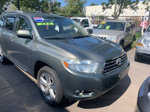 2008 Toyota Highlander for sale at CAR CORNER RETAIL SALES in Manchester CT