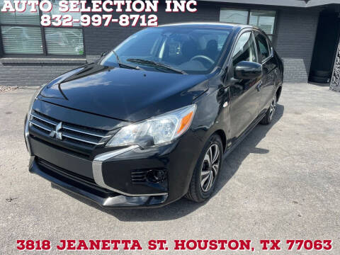 2021 Mitsubishi Mirage G4 for sale at Auto Selection Inc. in Houston TX
