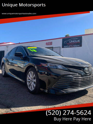 2018 Toyota Camry for sale at Unique Motorsports in Tucson AZ