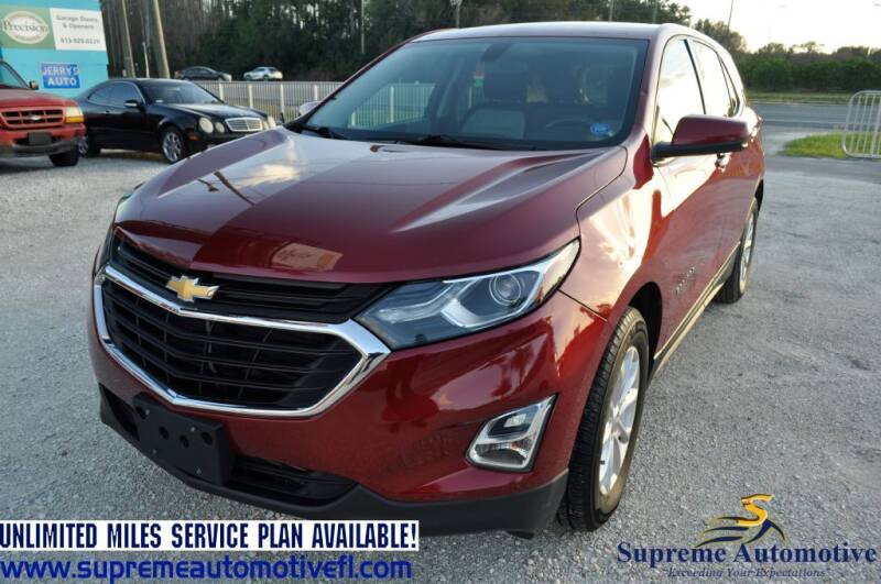2018 Chevrolet Equinox for sale at Supreme Automotive in Land O Lakes FL