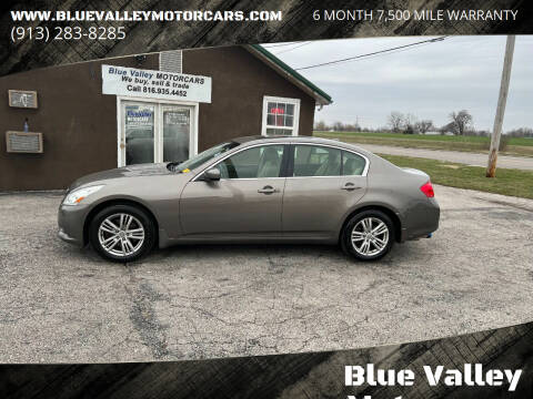 2012 Infiniti G37 Sedan for sale at Blue Valley Motorcars in Stilwell KS