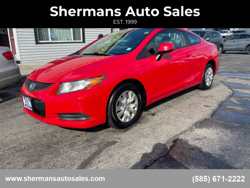 2012 Honda Civic for sale at Shermans Auto Sales in Webster NY