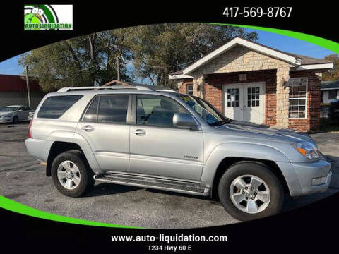 2003 Toyota 4Runner for sale at Auto Liquidation in Springfield MO