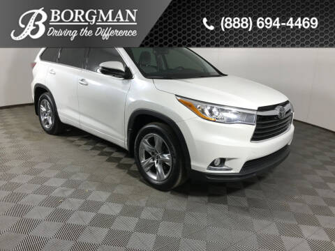 2016 Toyota Highlander for sale at Everyone's Financed At Borgman - BORGMAN OF HOLLAND LLC in Holland MI