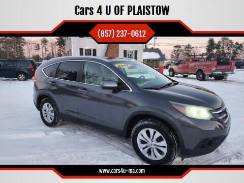 2013 Honda CR-V for sale at Cars 4 U OF PLAISTOW in Plaistow NH