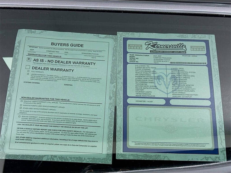 2020 Jeep Compass Trailhawk