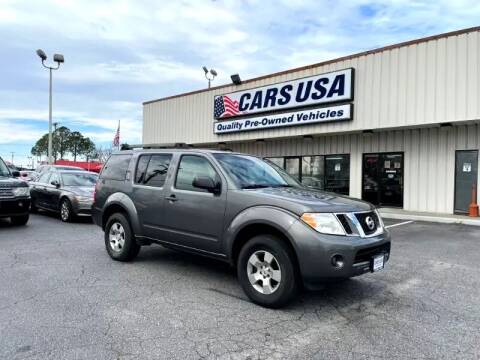 2008 Nissan Pathfinder for sale at Cars USA in Virginia Beach VA
