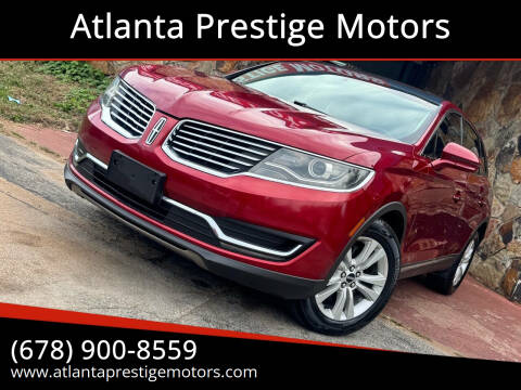 2016 Lincoln MKX for sale at Atlanta Prestige Motors in Decatur GA