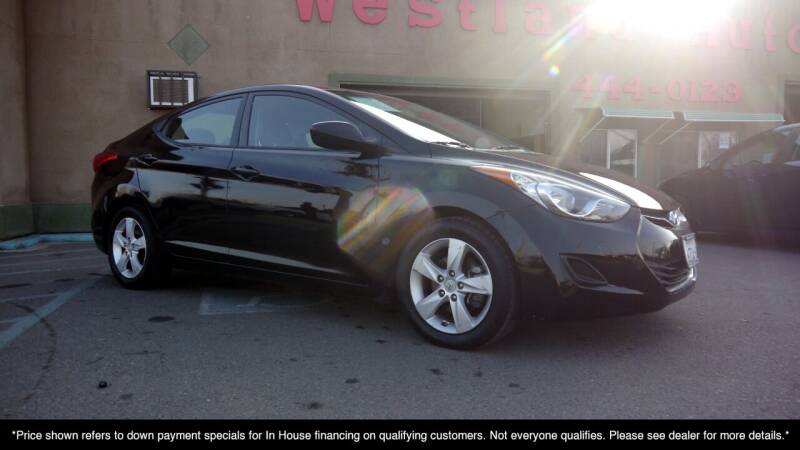 2013 Hyundai Elantra for sale at Westland Auto Sales in Fresno CA